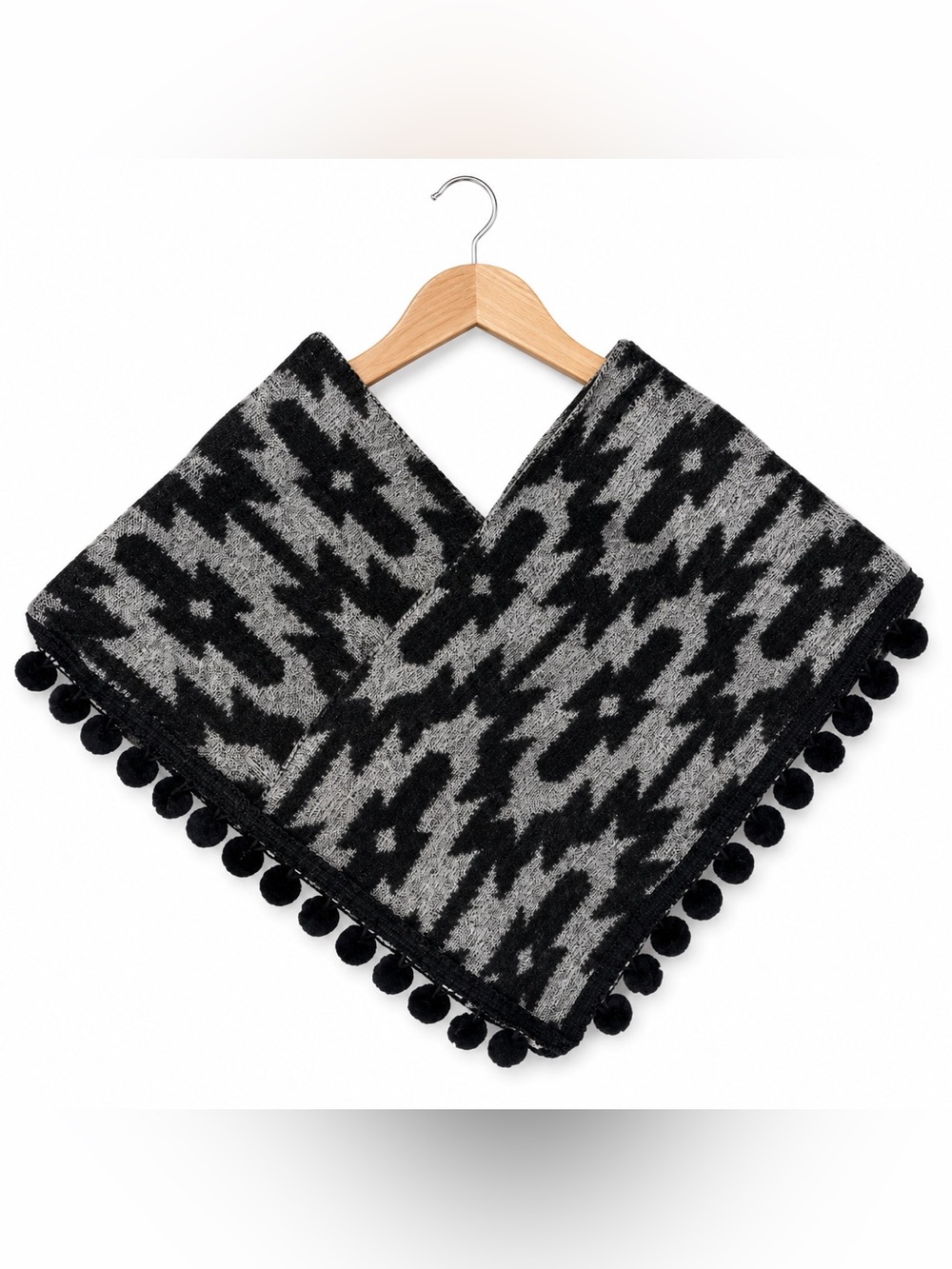 Handmade Poncho. Size 2/4t. Excellent Condition Boho Aztec Print Handcrafted